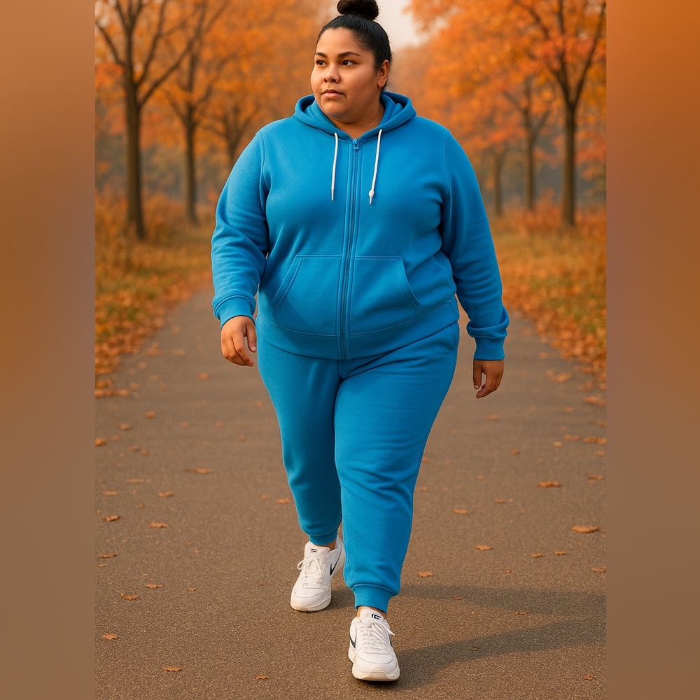 New Blue 2 pieceHoodie Sweater & Joggers Size XXL